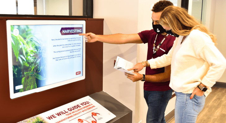 interactive touch screen