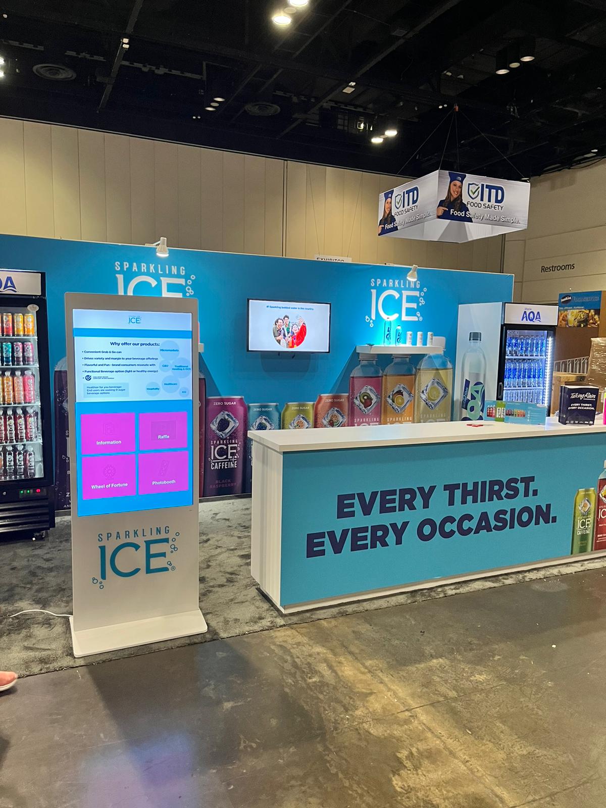 standing 49 inch kiosk