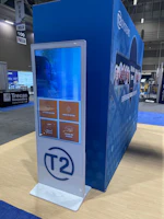 trade show touchscreen kiosk 