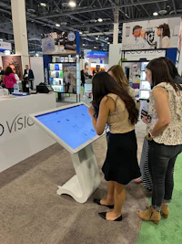 Use Touchscreen Table Rentals to Get Noticed at Your Next Trade Show