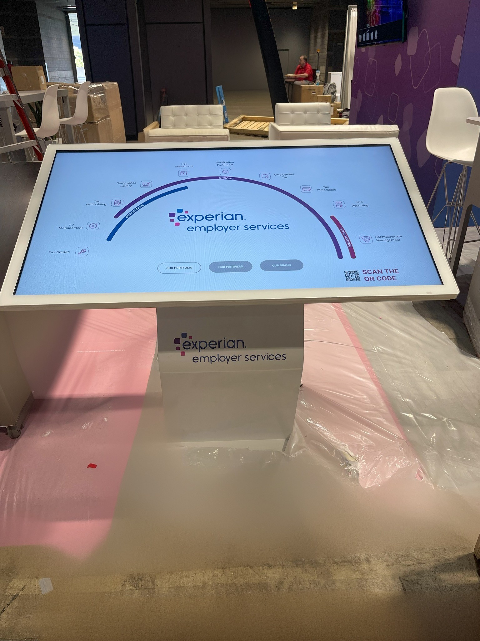 interactive touch screen kiosk