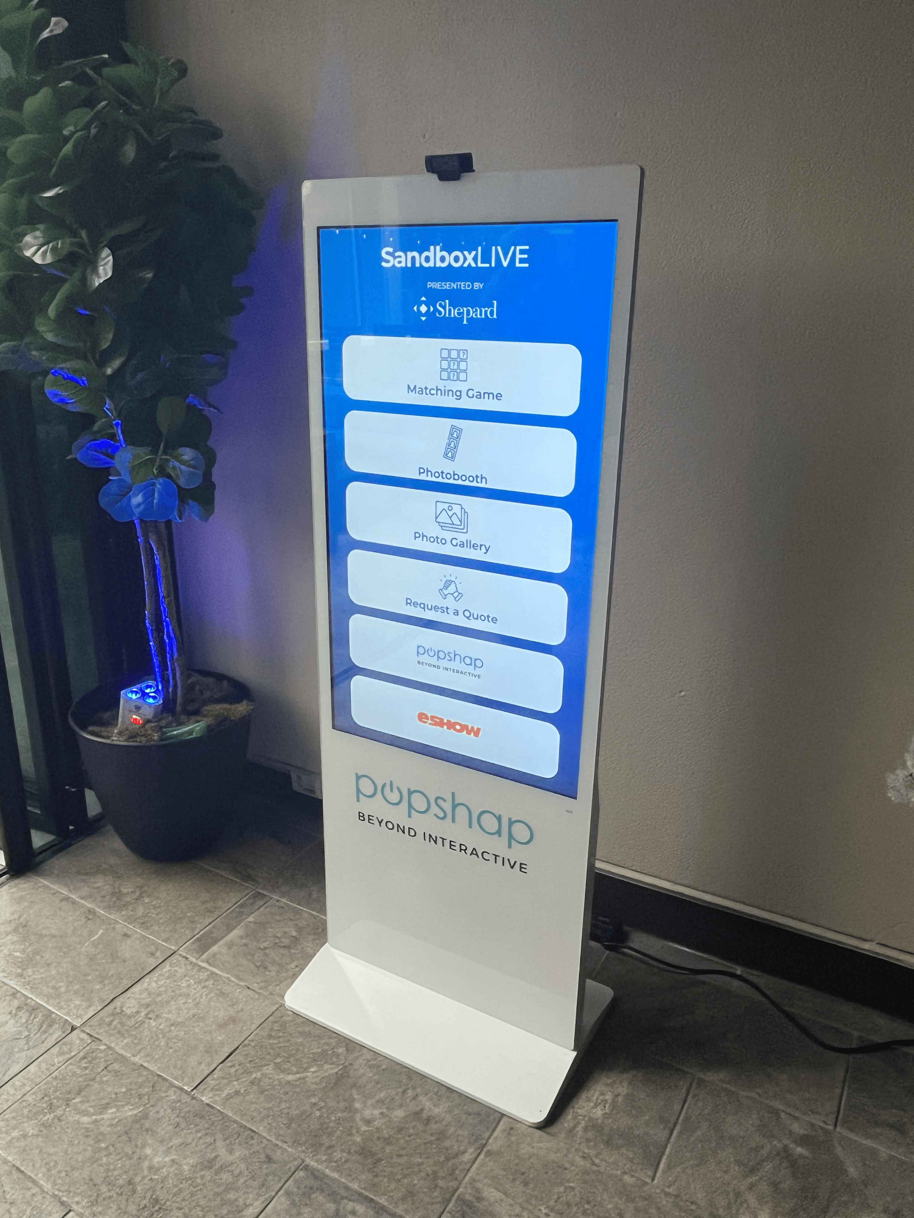 49 inch standing kiosk