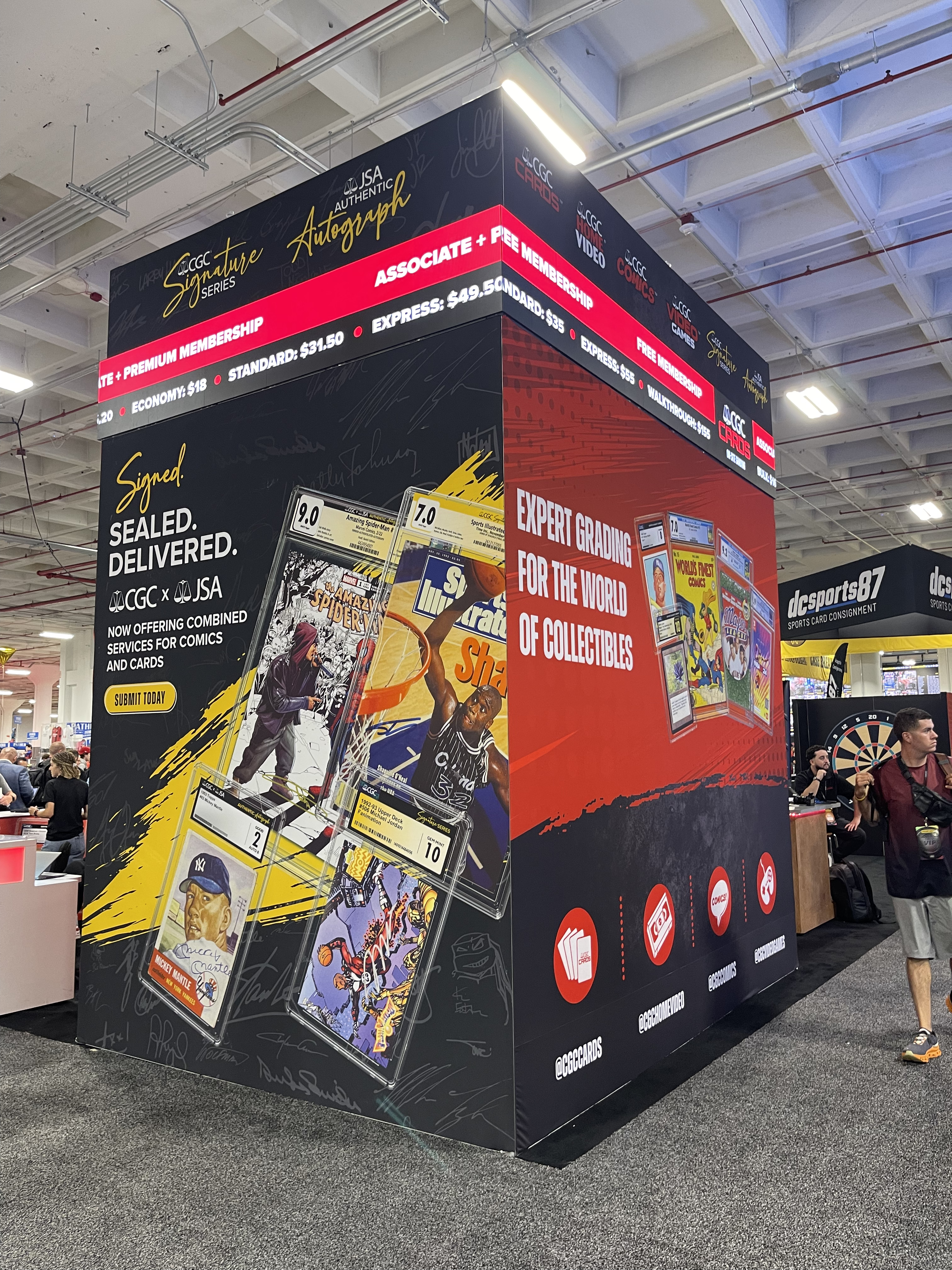 exhiibitor led video wall