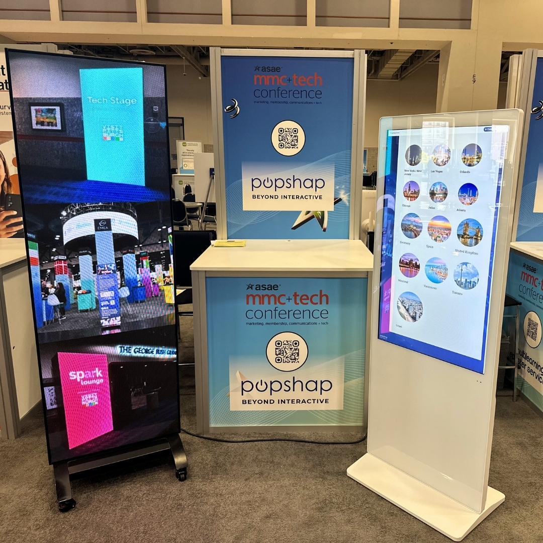 How Popshap Used Interactive Displays and LED Posters at ASAE MMC+Tech 2026