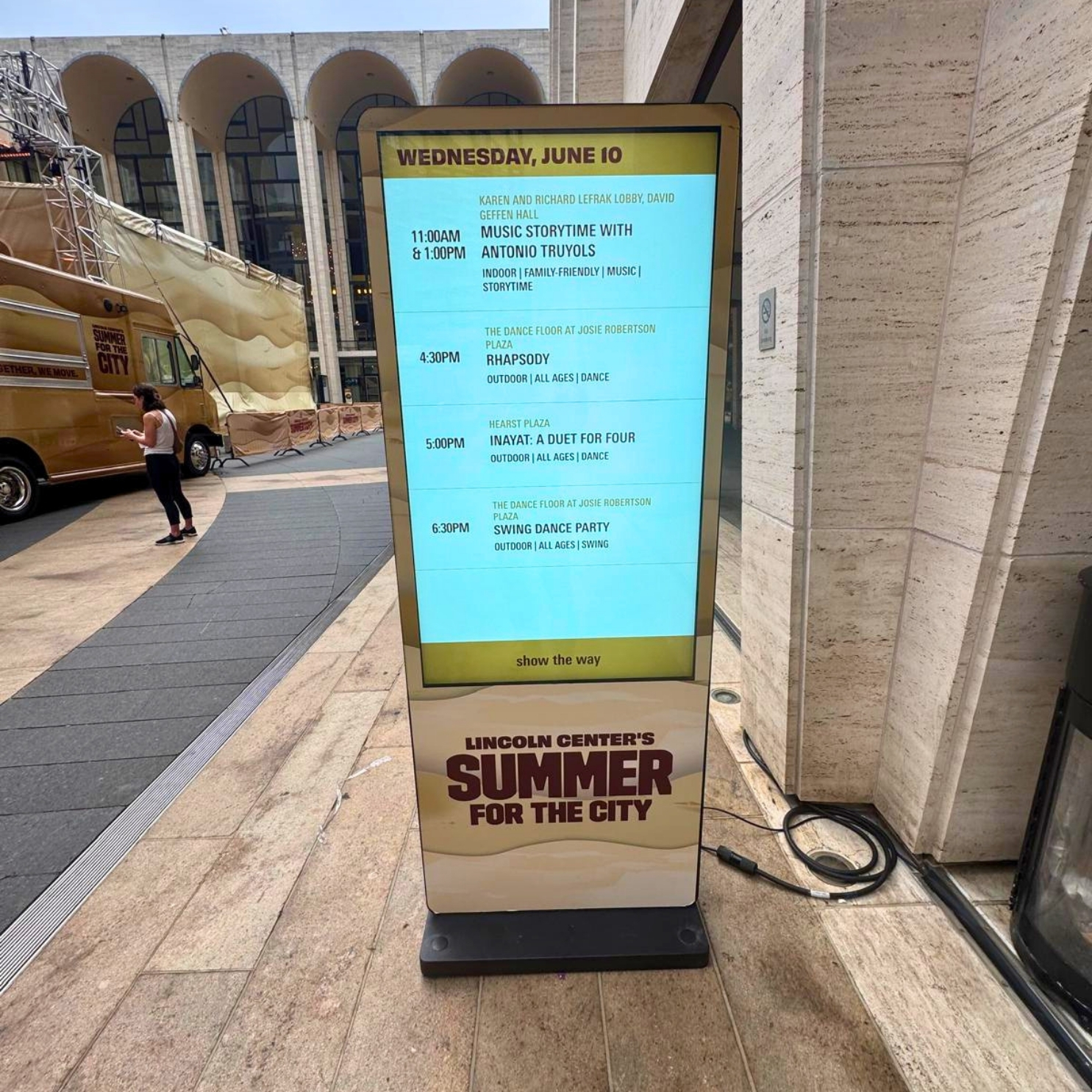 Outdoor Kiosks Help Summer Events Keep Guests Moving