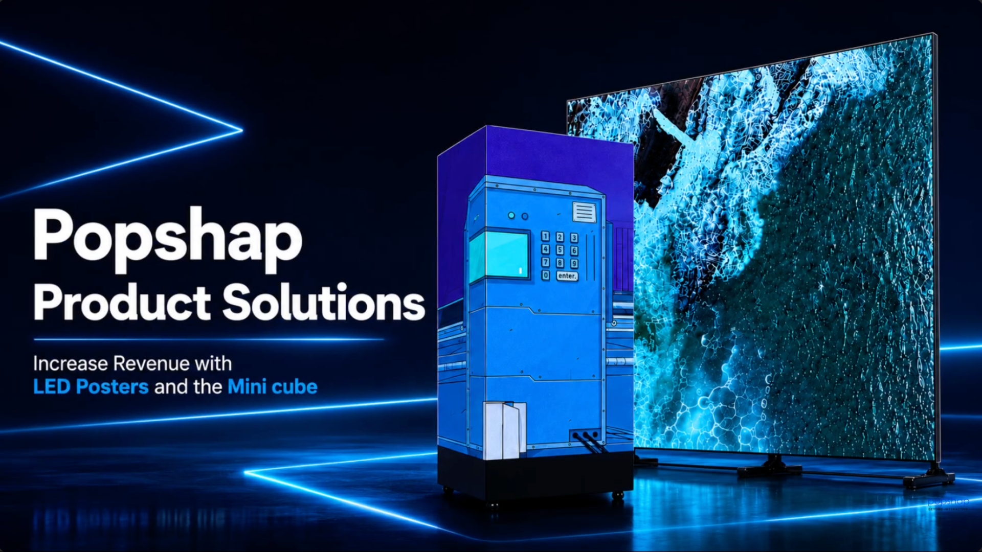 Increase Revenue with LED Posters and the Mini Cube