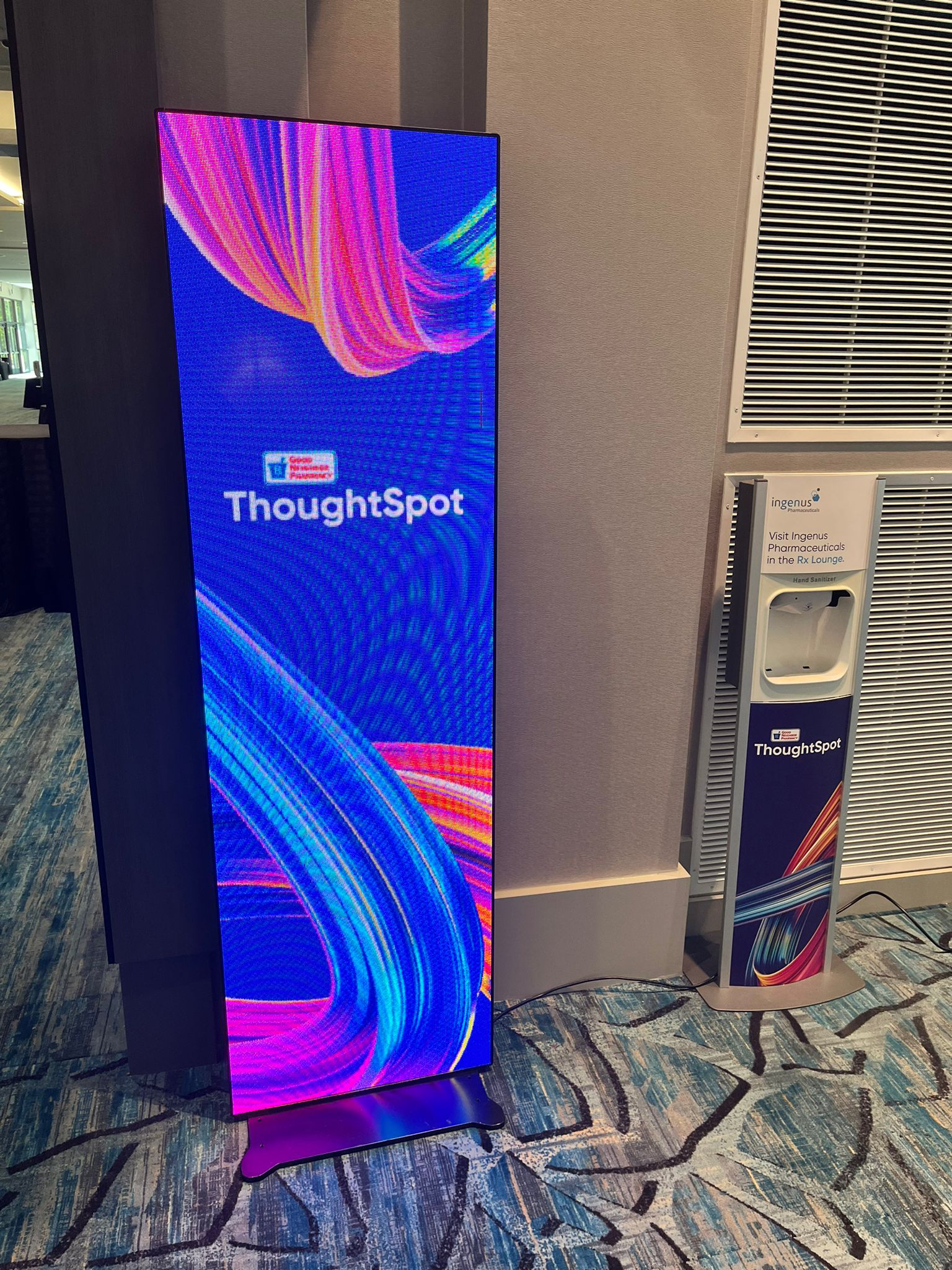 digital poster for trade show