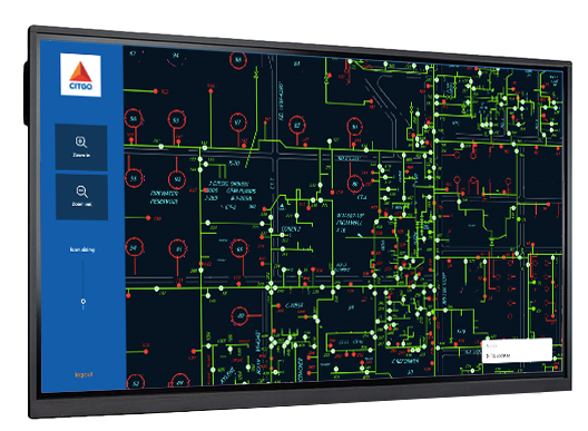 large touch screen rentals