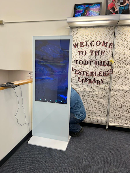 49 inch standing digital kiosks