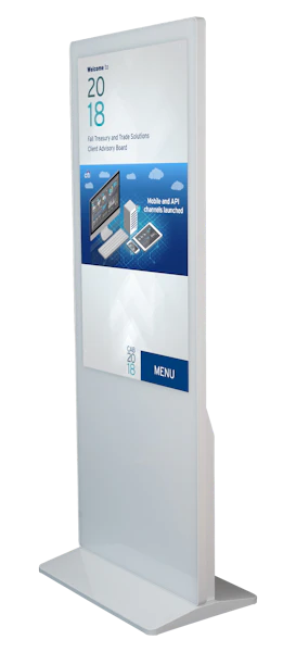 large touchscreen kiosk