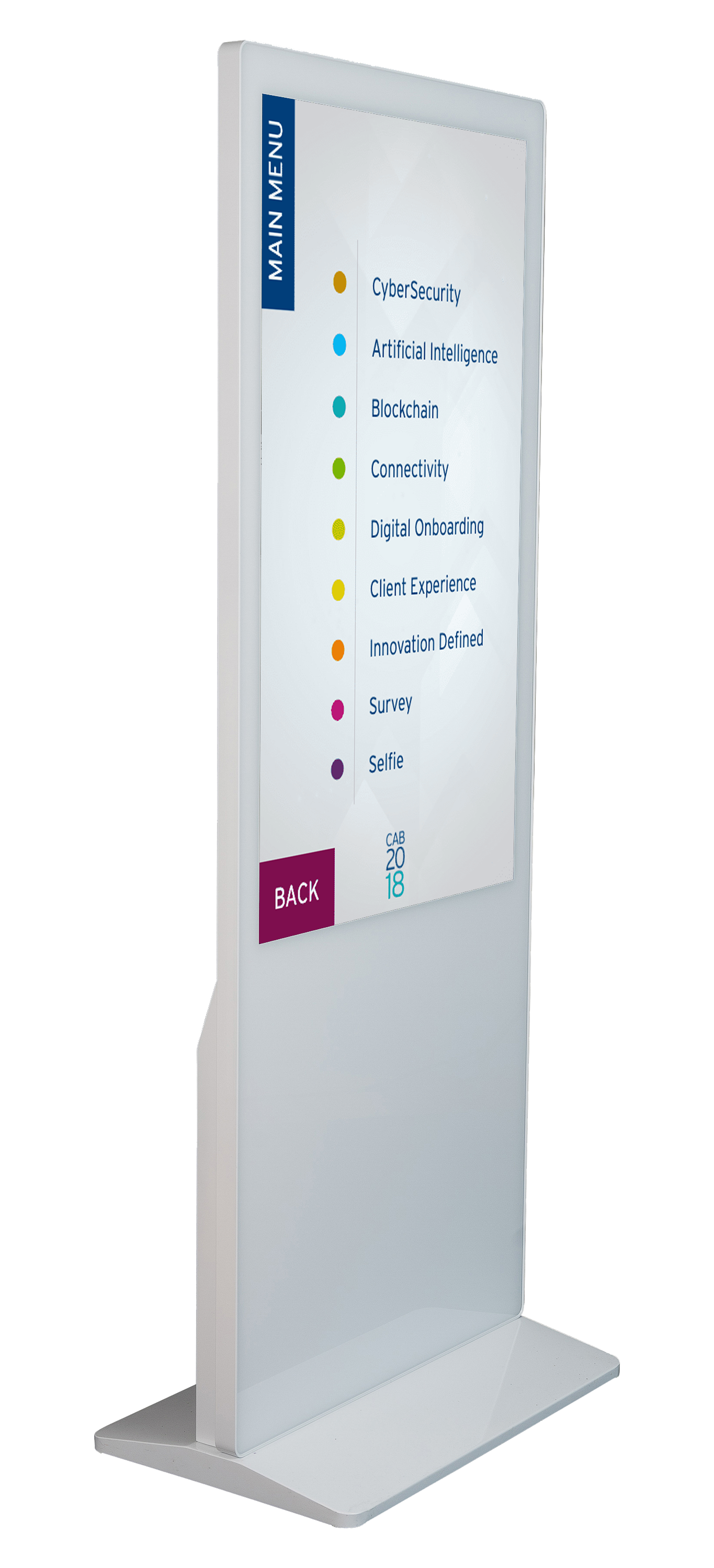 large touchscreen kiosk rental