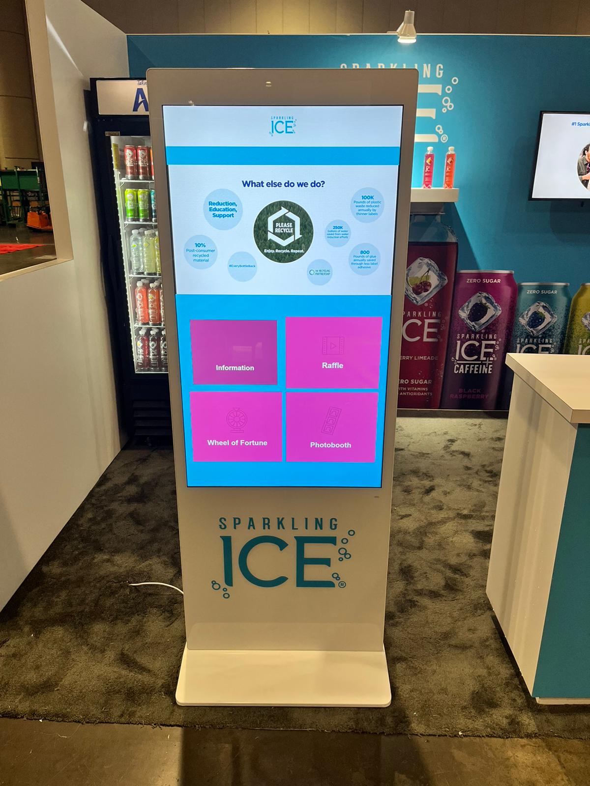 49 inch touchscreen kiosk