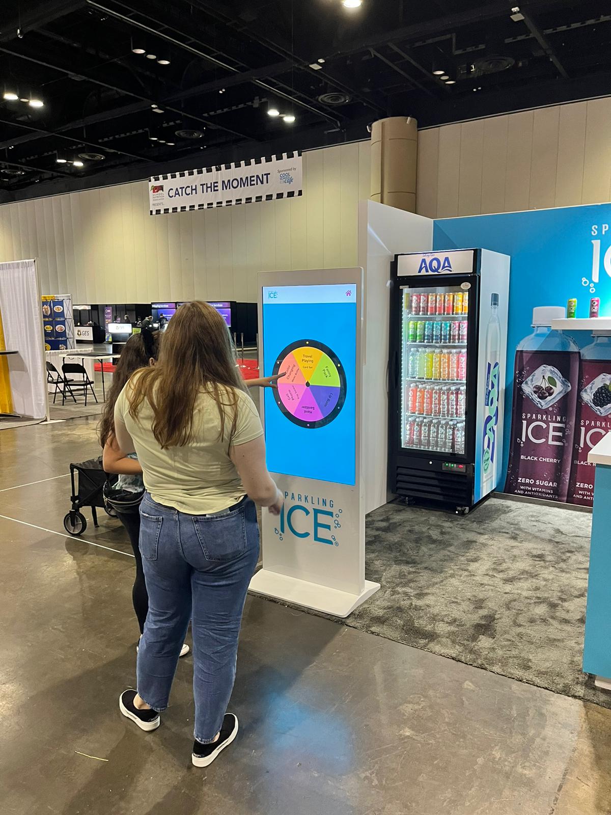 interactive 49 inch kiosk with software