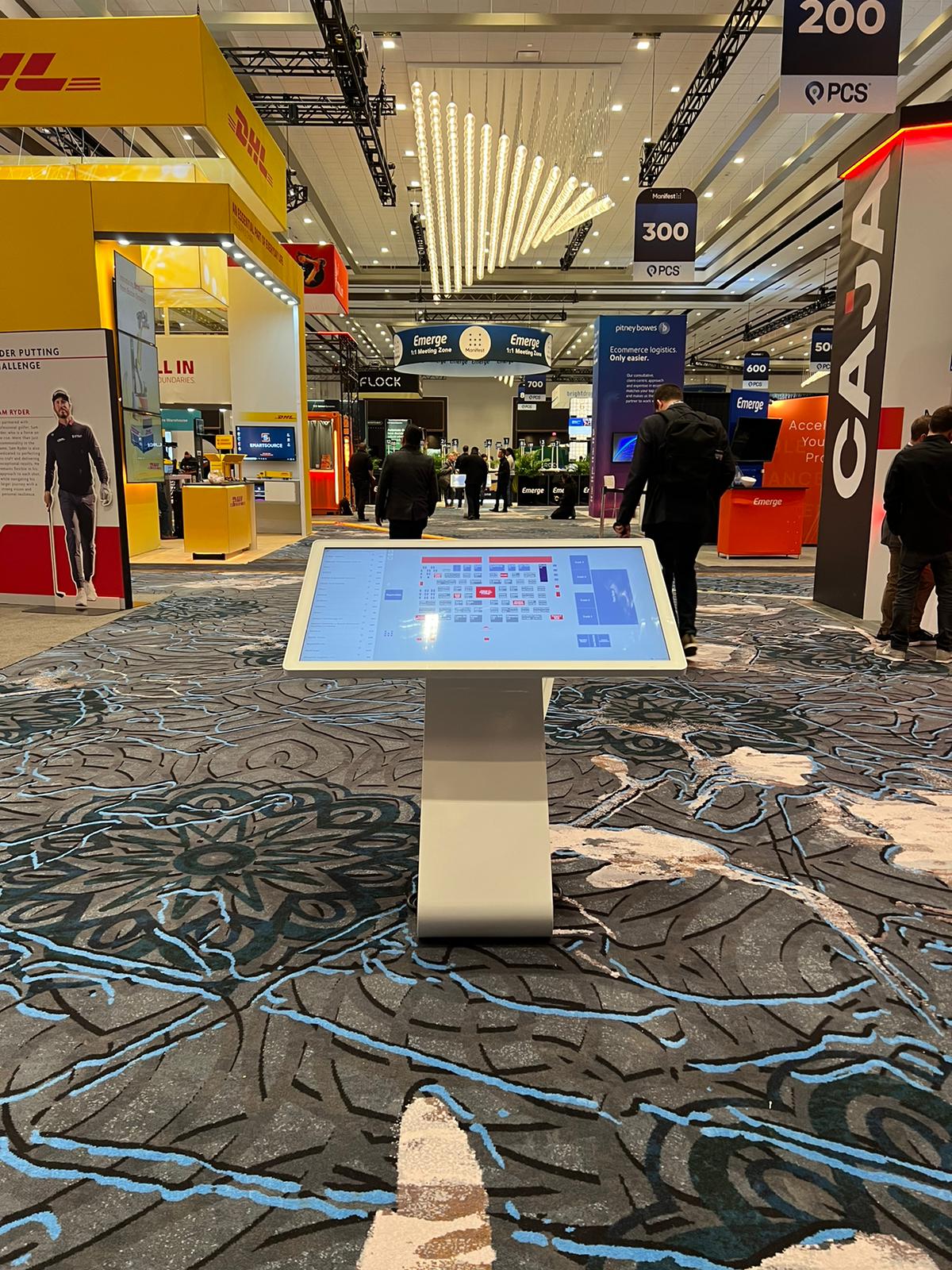 wayfinding table kiosk