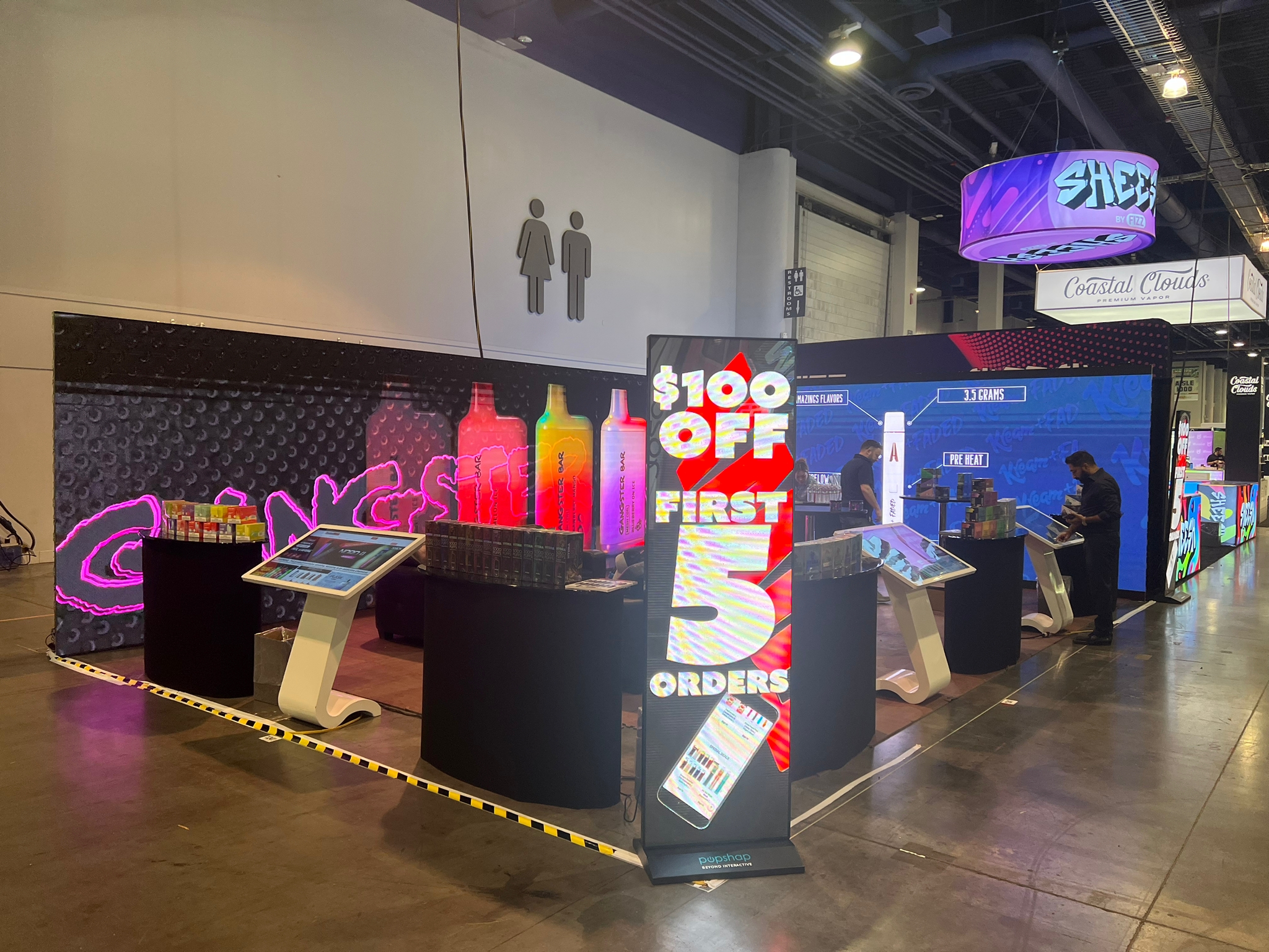 digital signage booth