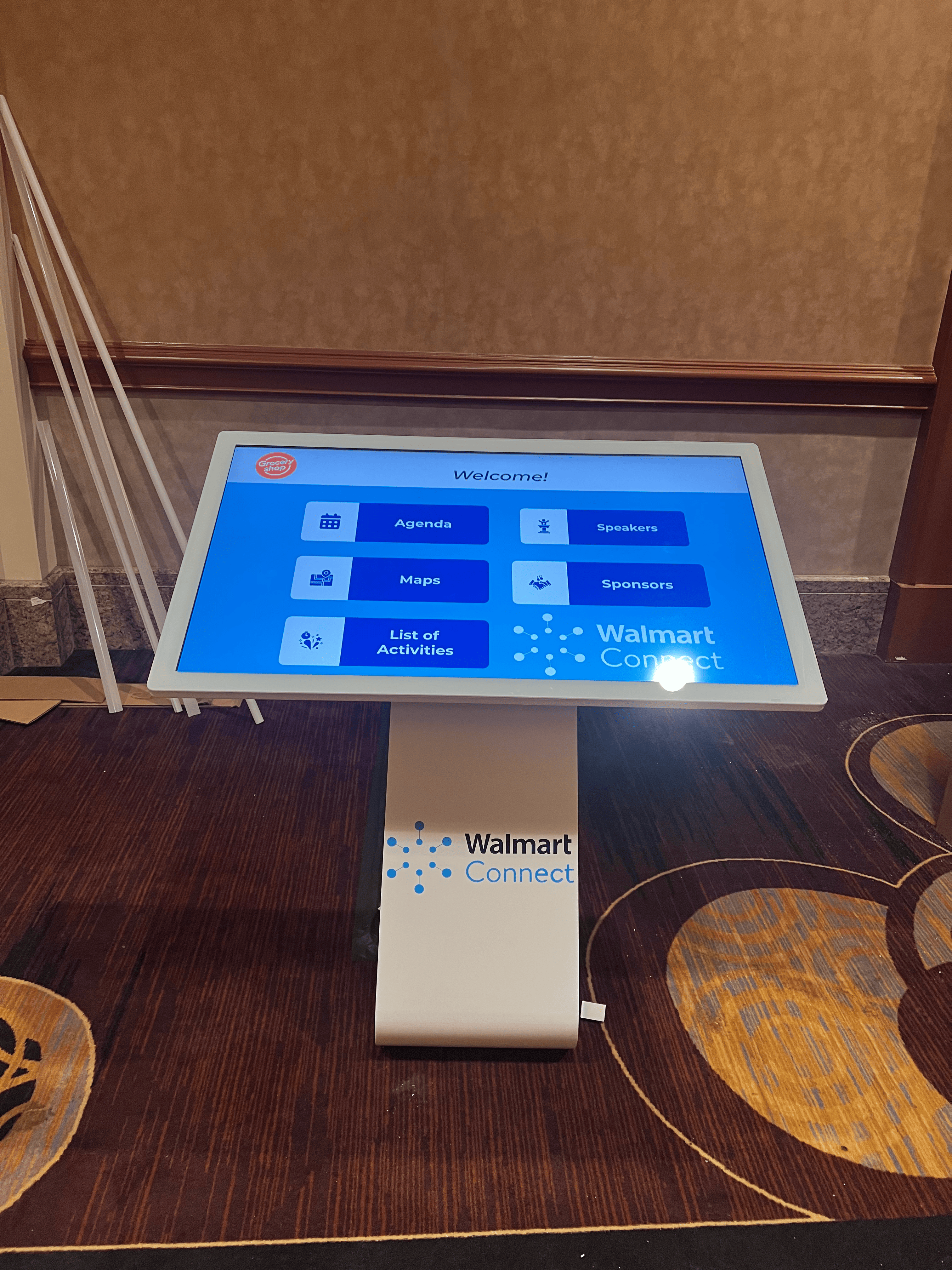 touchscreen table kiosk