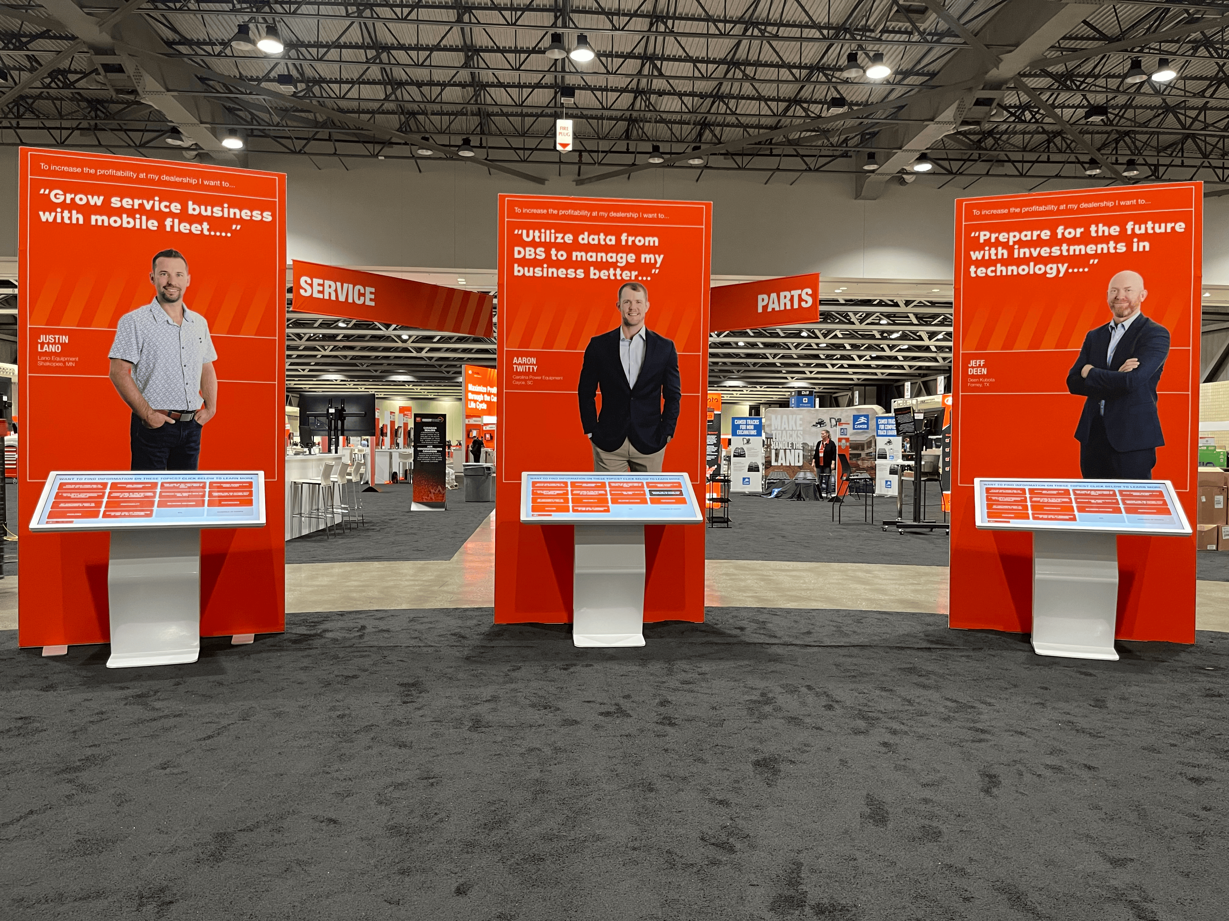 touchscreen table kiosk
