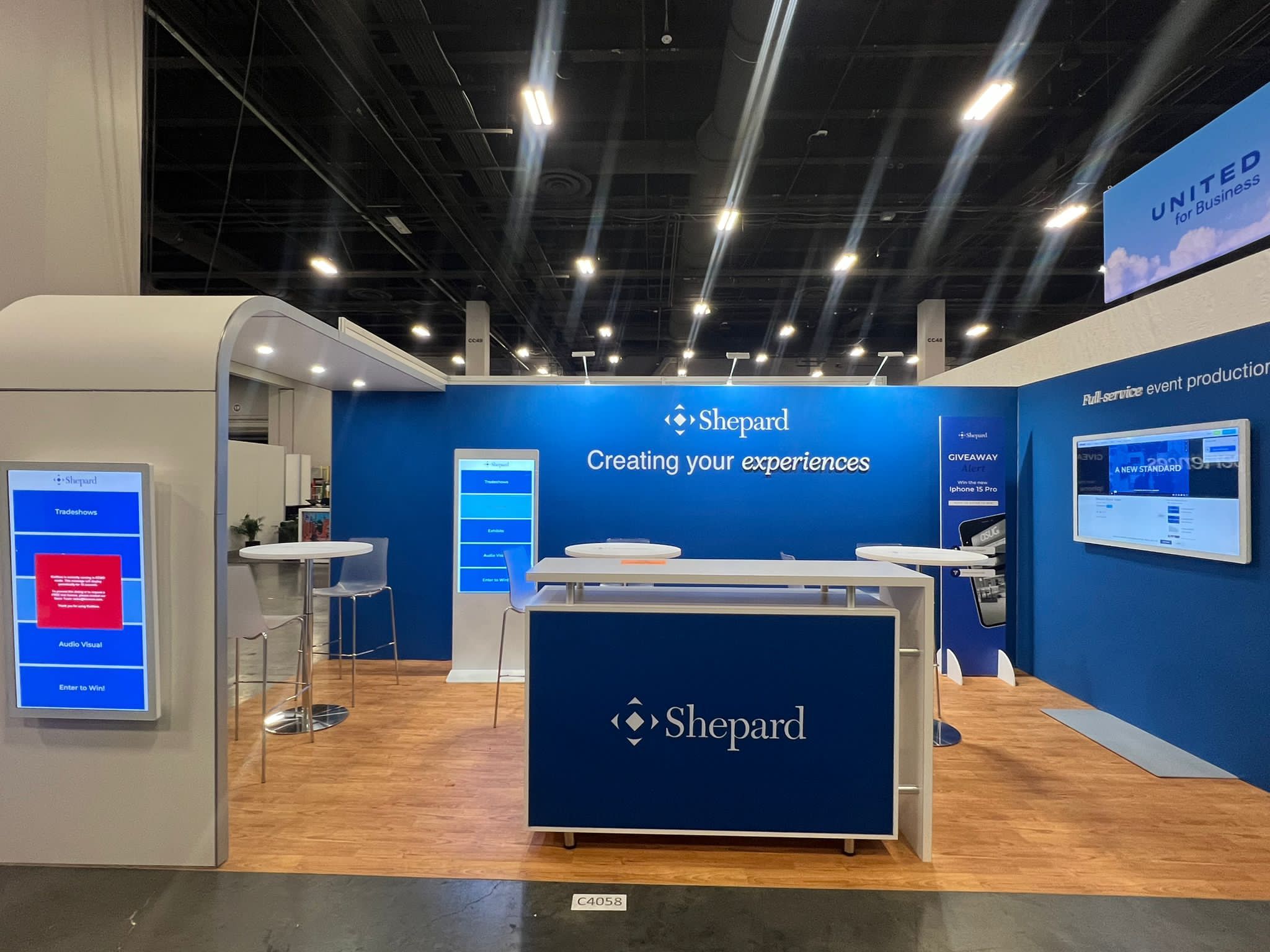 shepard booth, interactive touchscreen kiosks