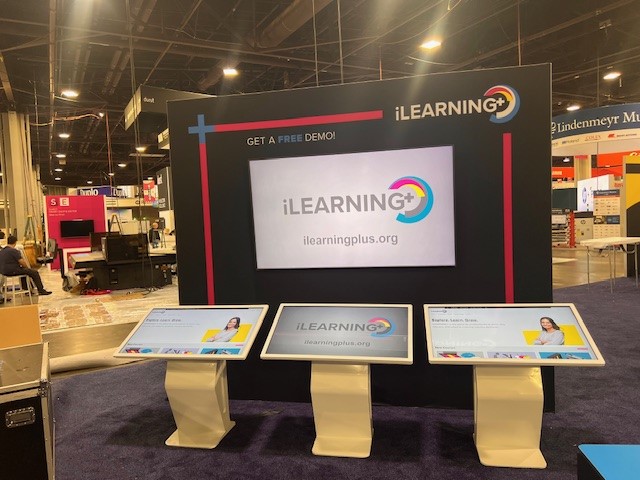 table kiosks demo station