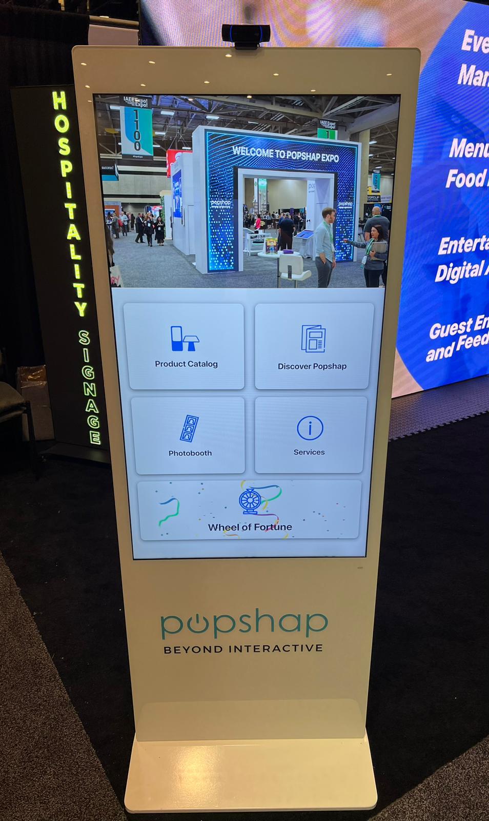 43 inch standing kiosk