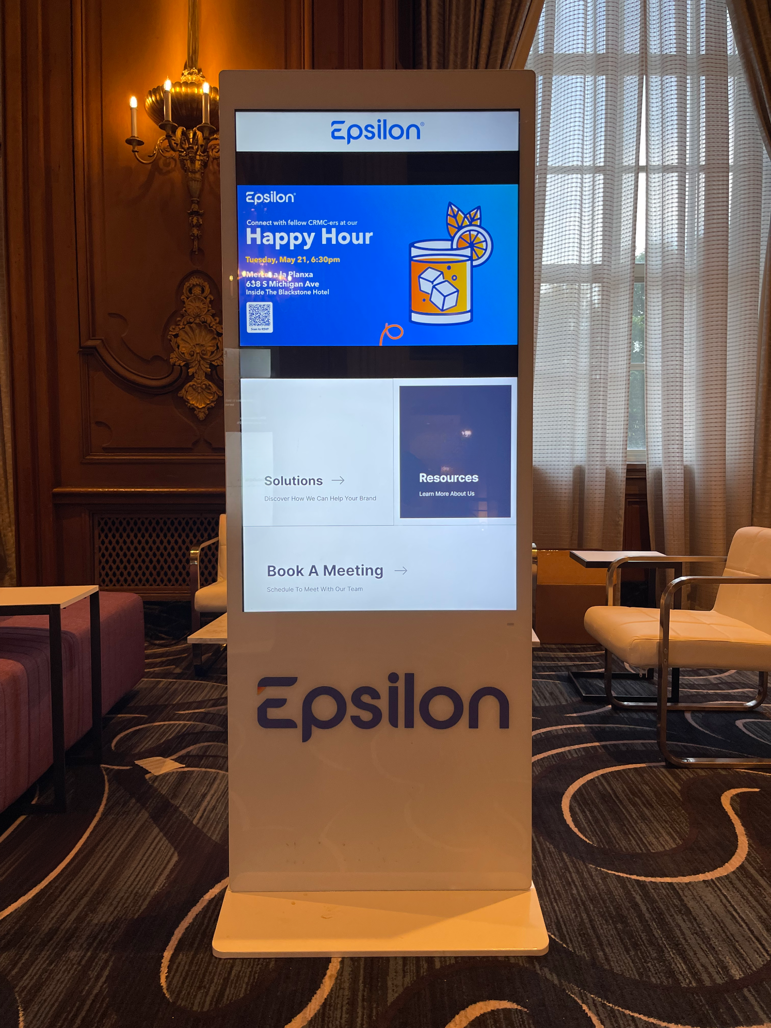 event management kiosk