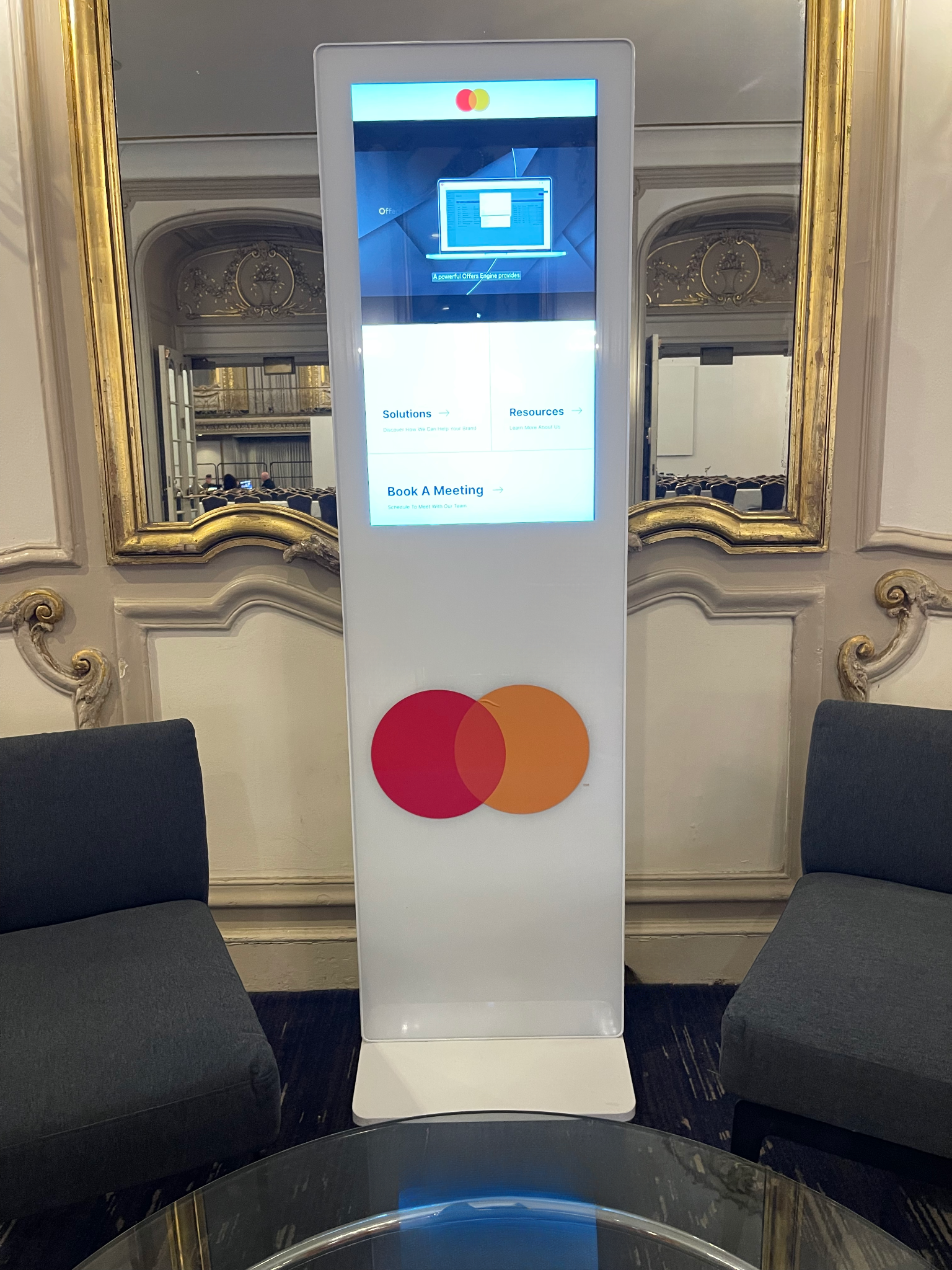 32 inch standing kiosk