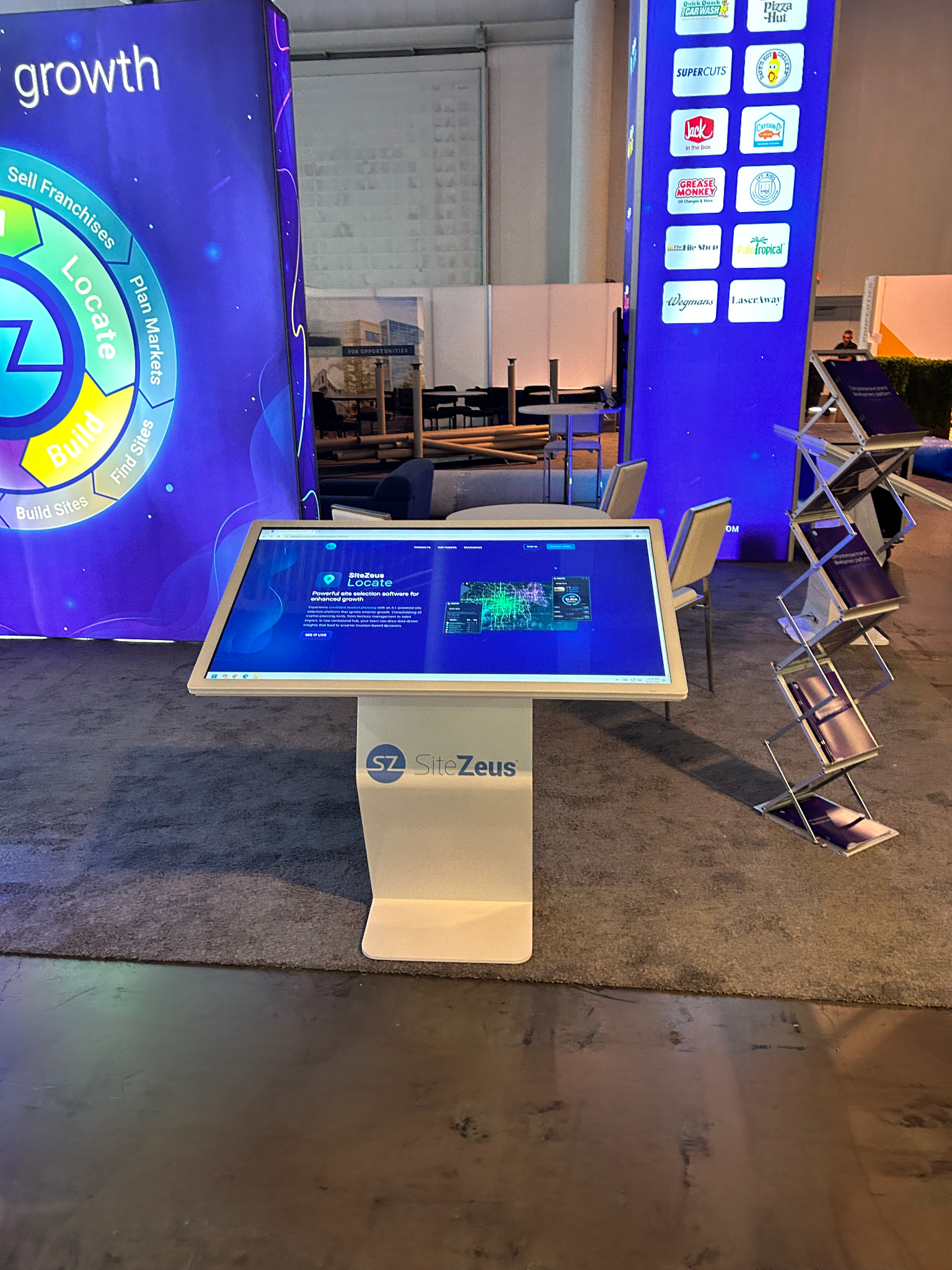 interactive touchscreen kiosk