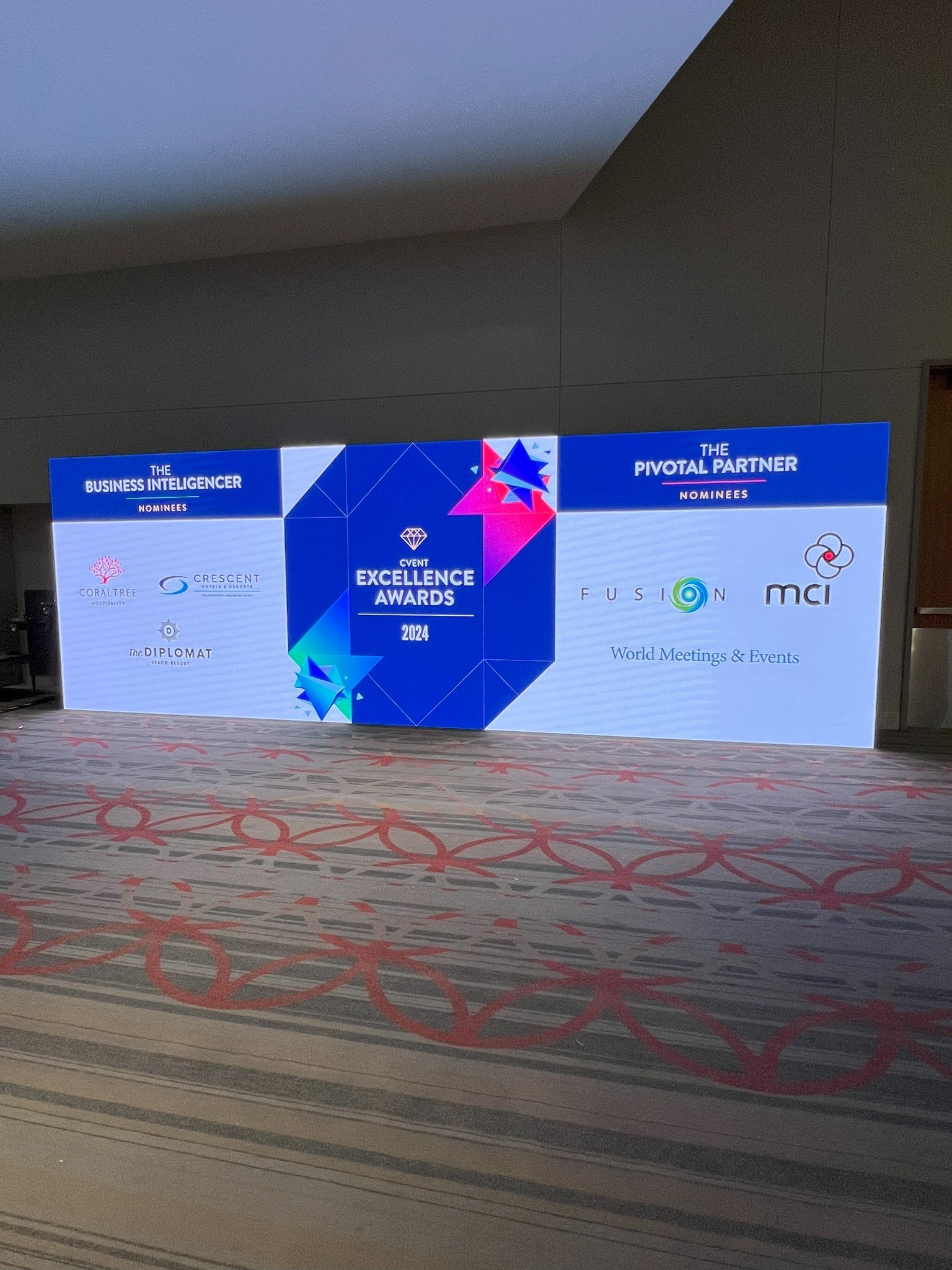trade show organizer led video wall