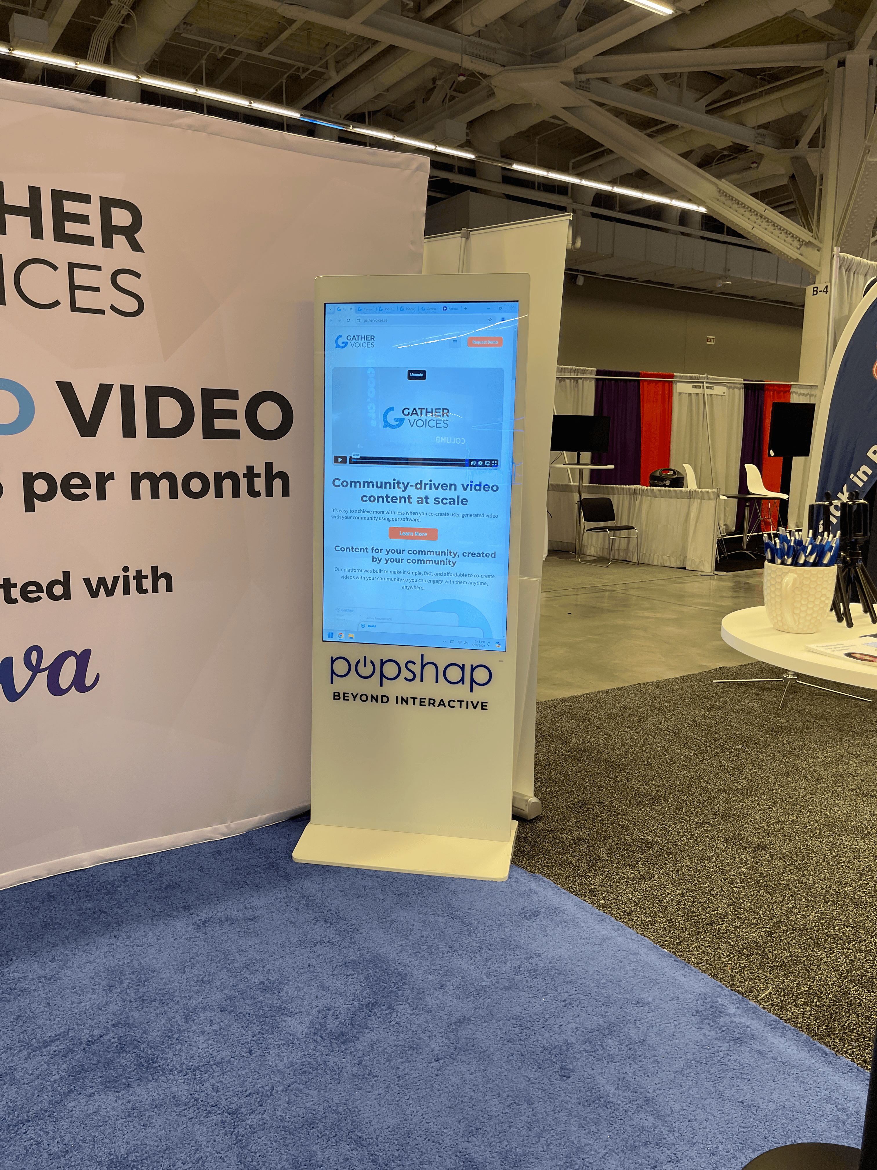 49 inch stand up kiosk