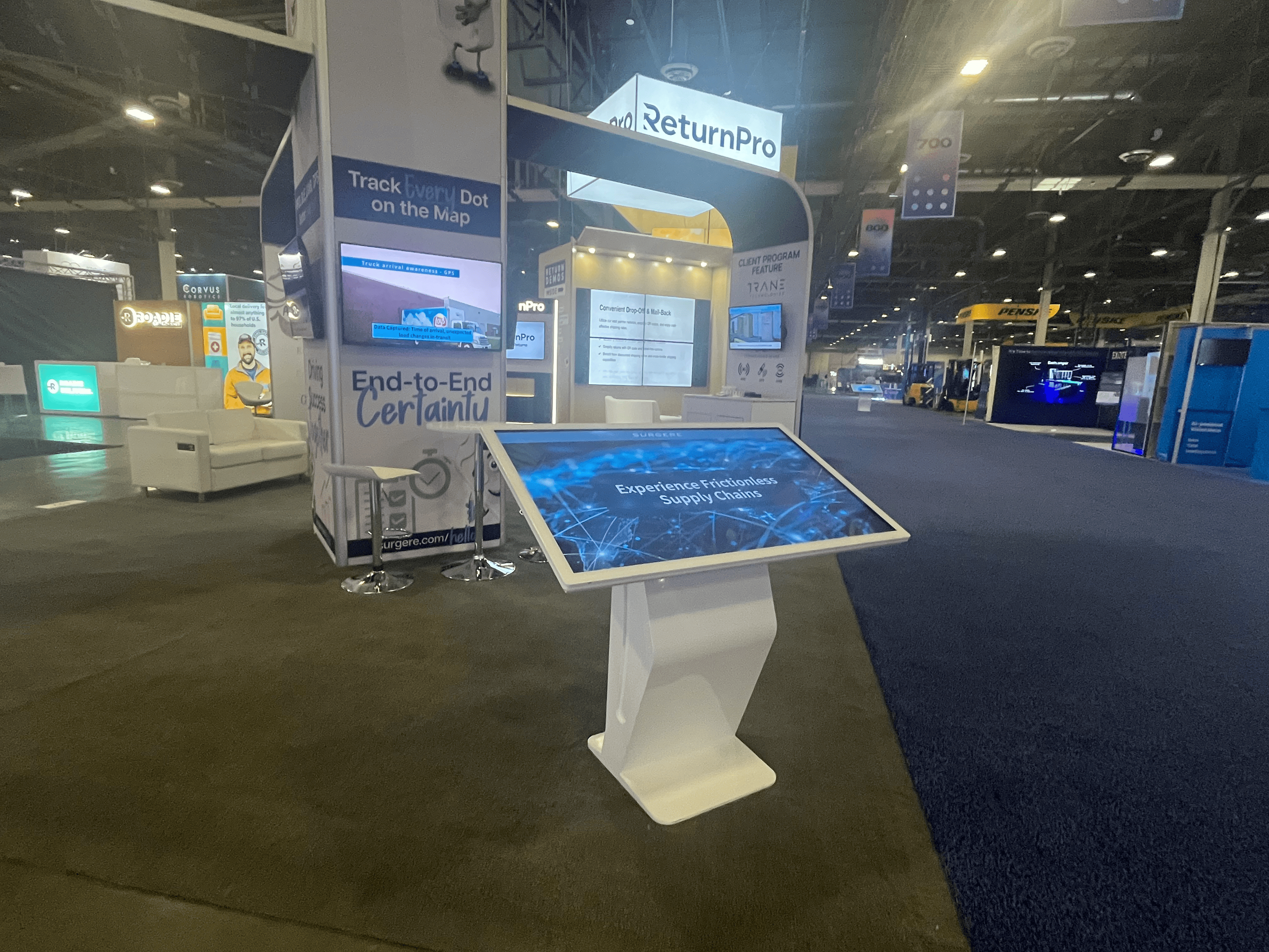 49 inch table kiosk