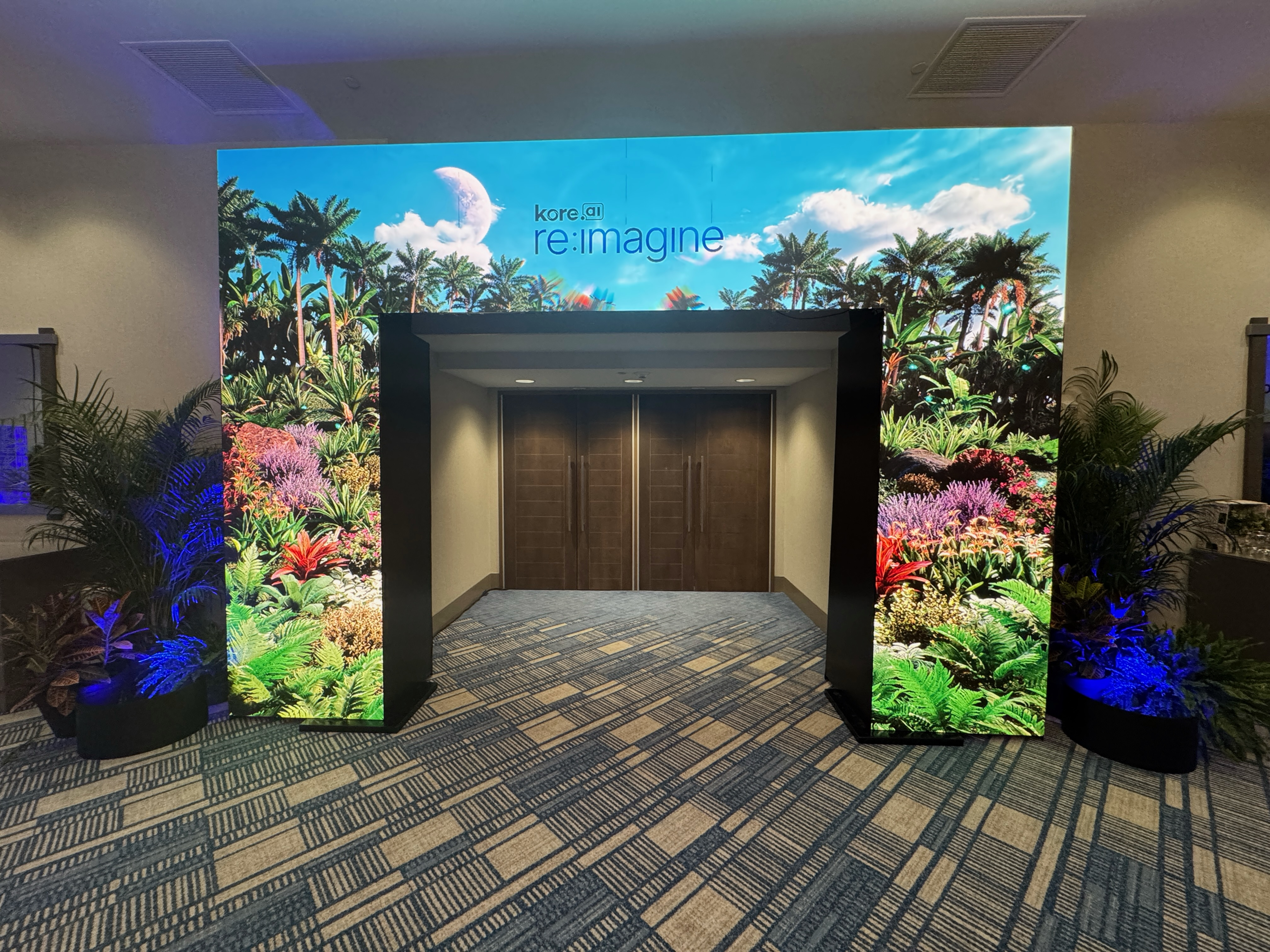 Show management LED video wall