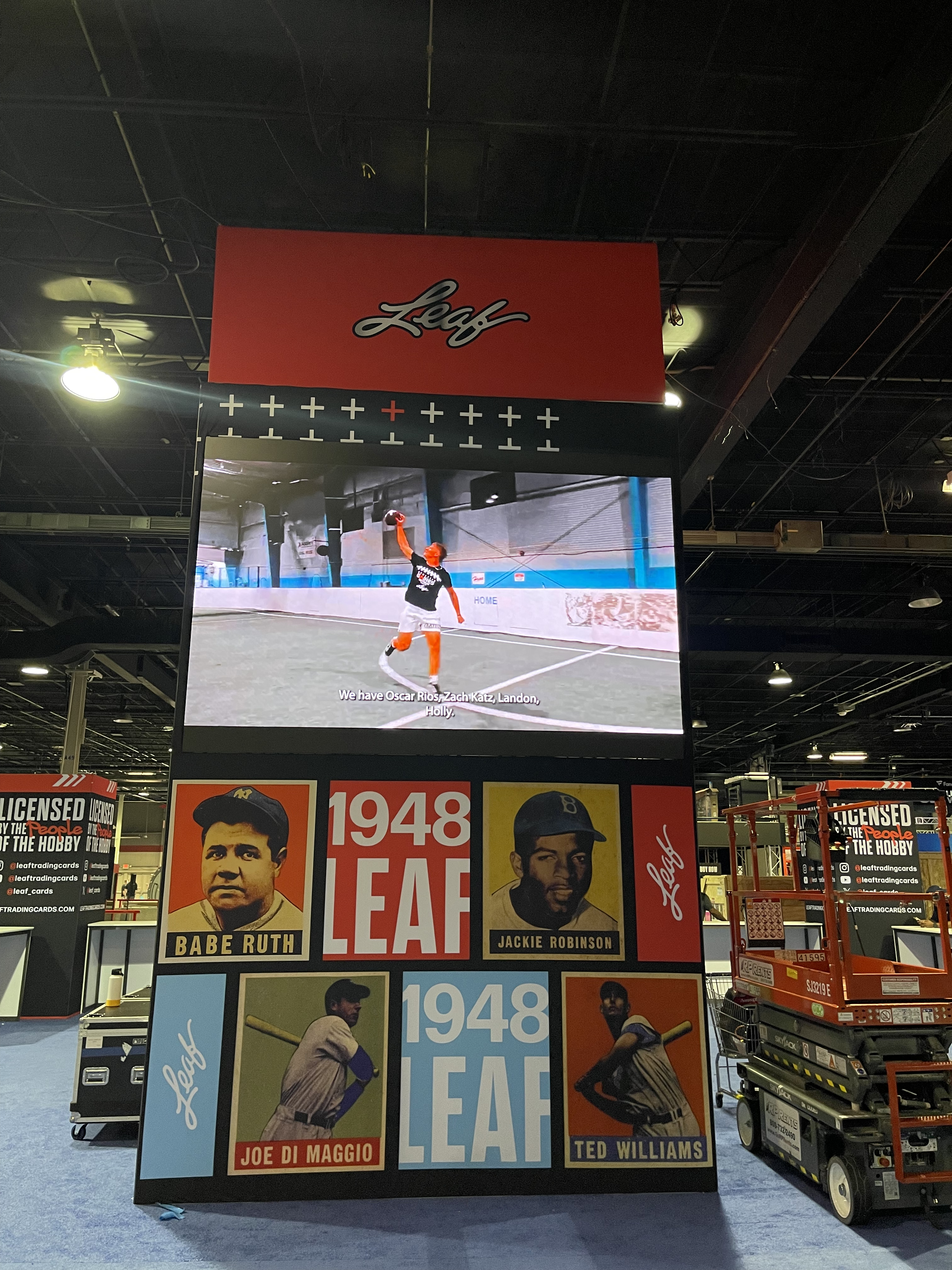 LED video wall for exhibitors