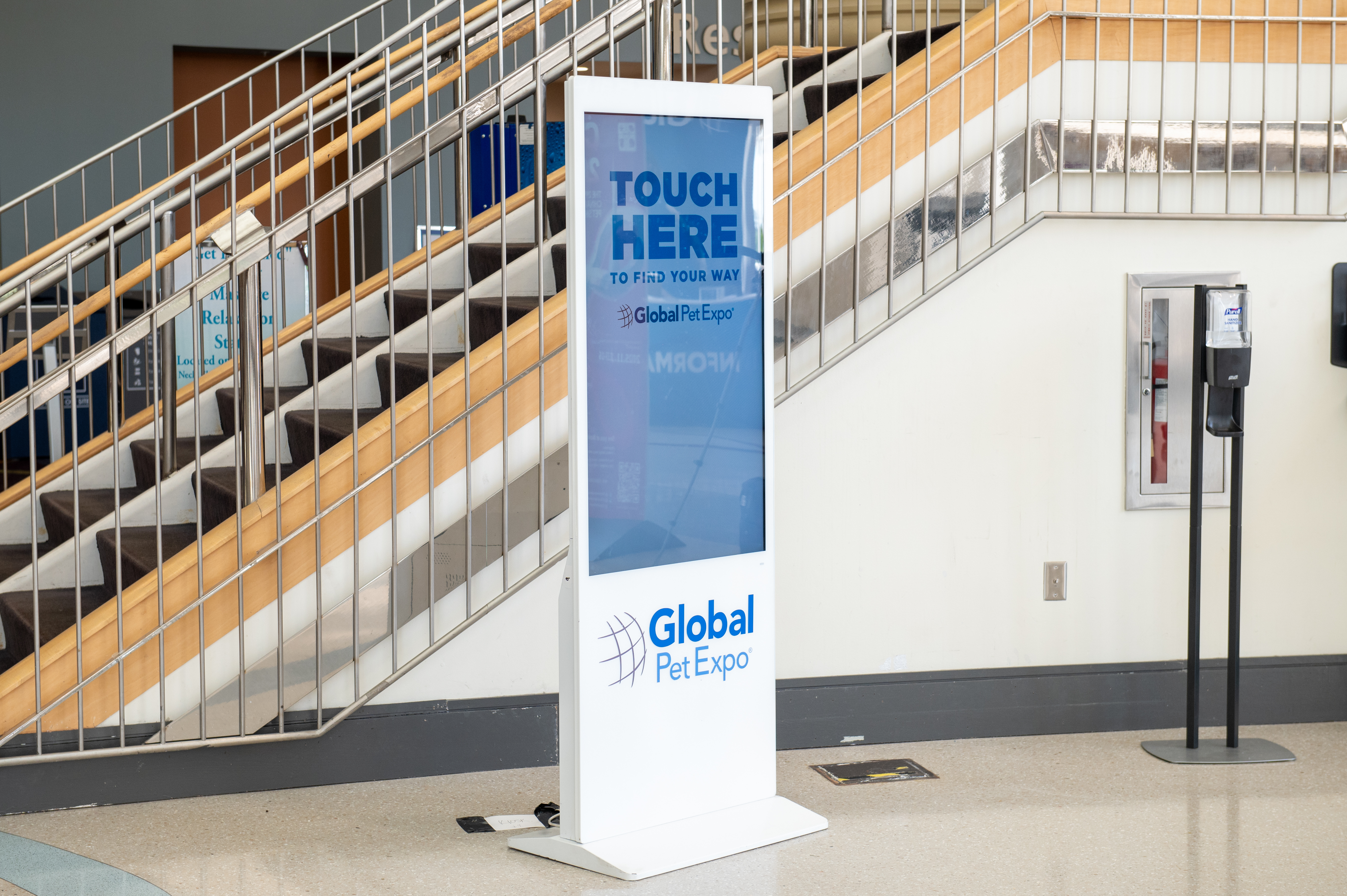 touchscreen wayfinding kiosks