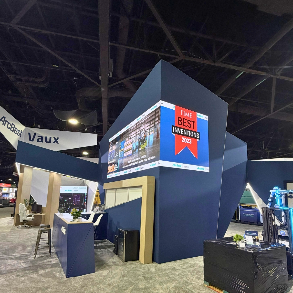 LED video wall ArcBest booth MODEX 2026