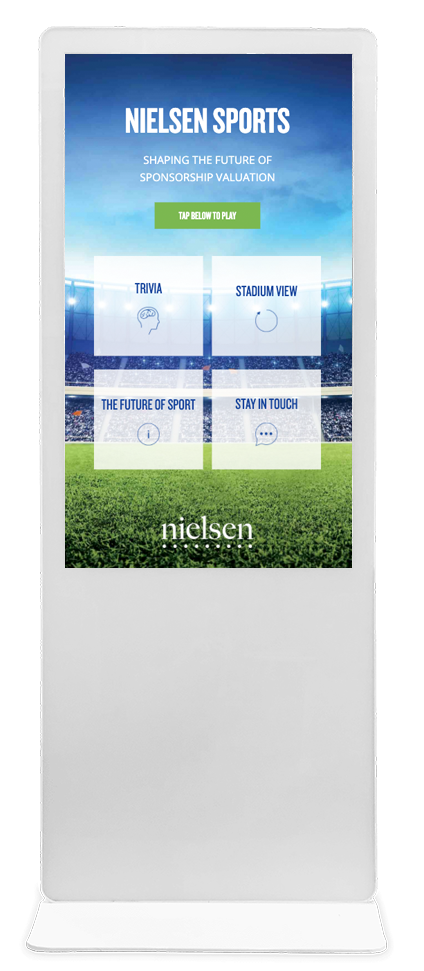 standing touchscreen kiosk