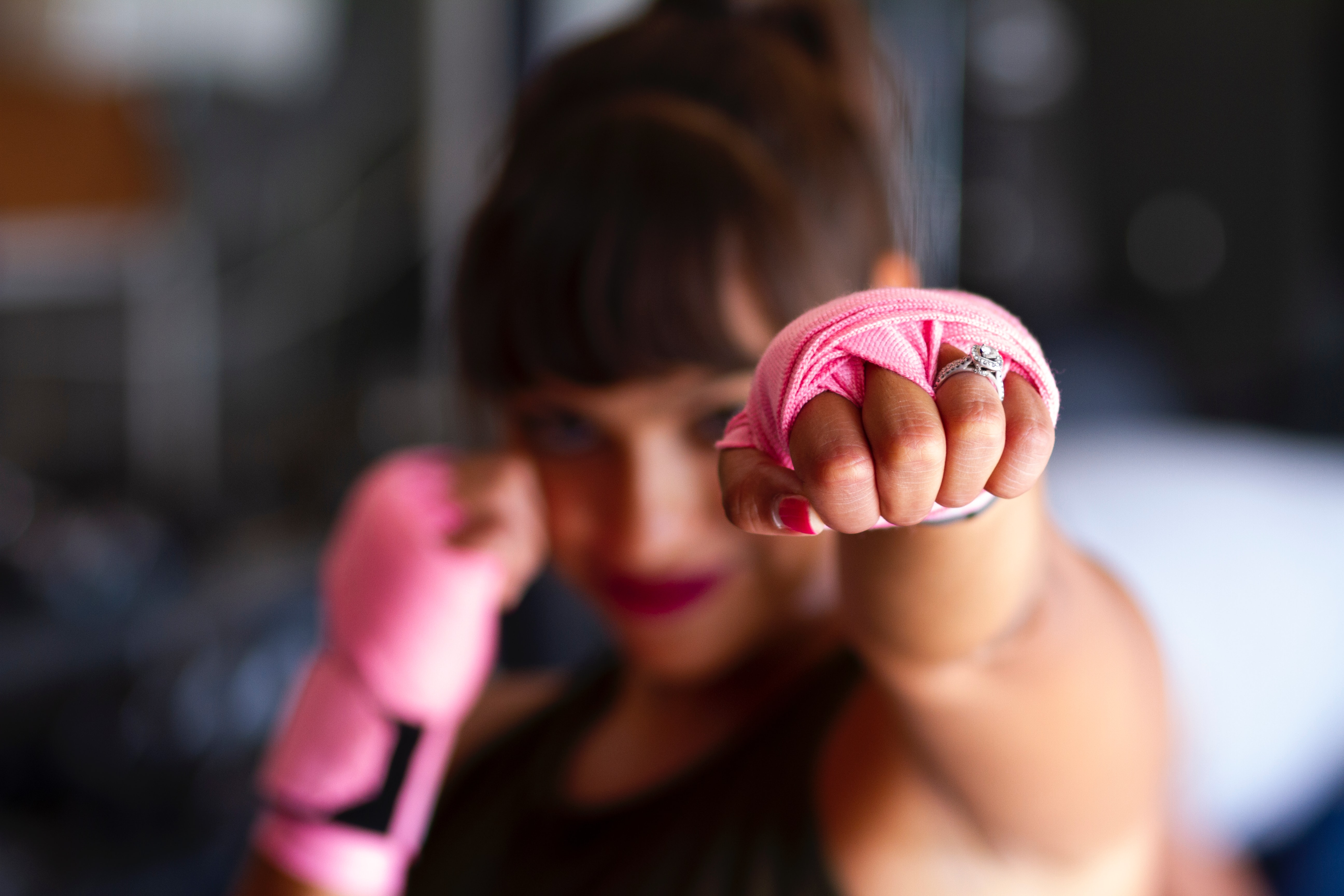 Boxer steps up in the fight against breast cancer