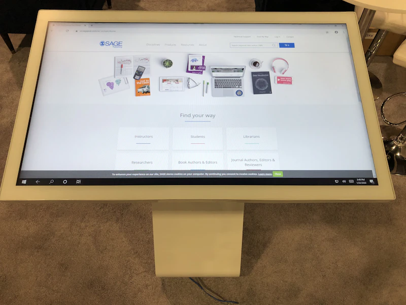 49 Inch Touchscreen Table