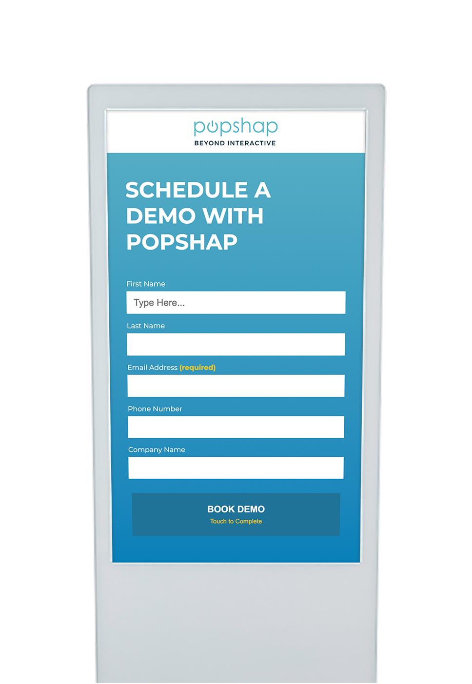 interactive_kiosk_contact_form